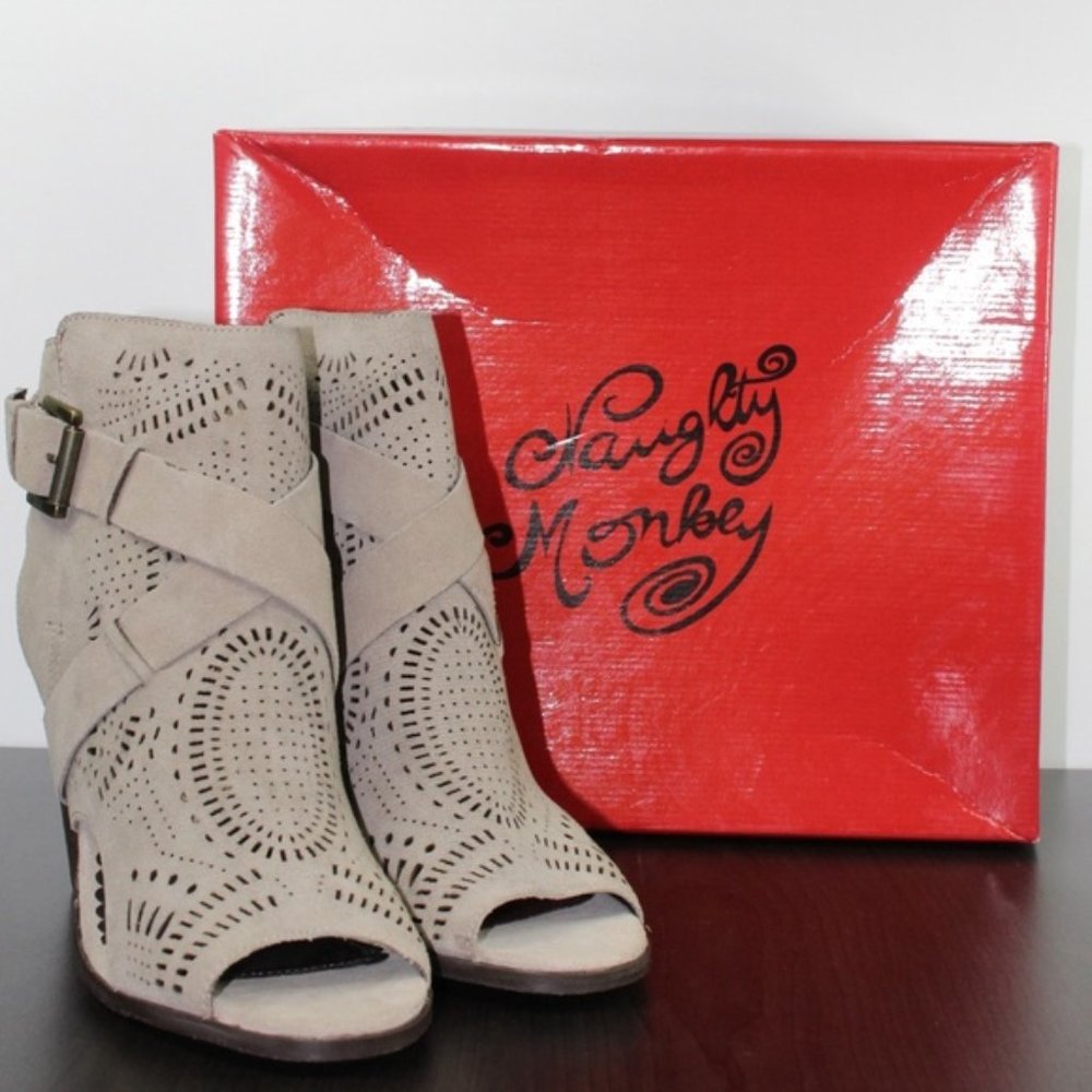 Naughty Monkey Womens Zuzanna Ankle Bootie NEW